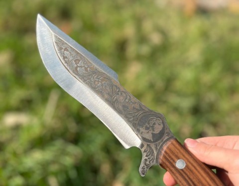 GRAVÜRLÜ FATİH SULTAN MEHMET  BIÇAĞI 