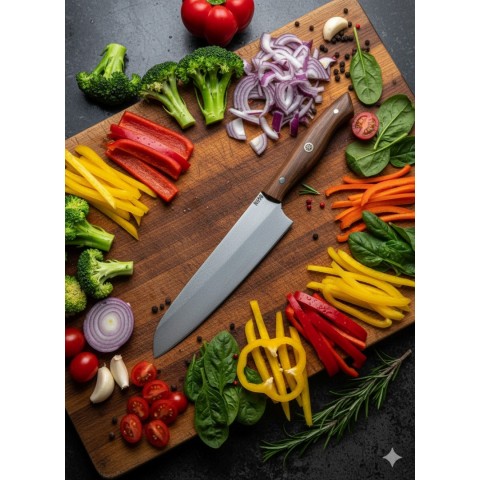 N690 SANTOKU ŞEF BIÇAĞI