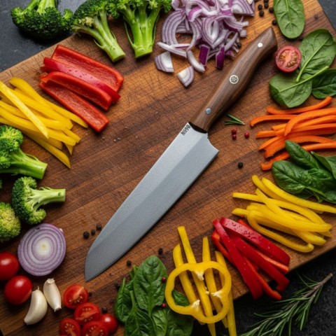 N690 SANTOKU ŞEF BIÇAĞI