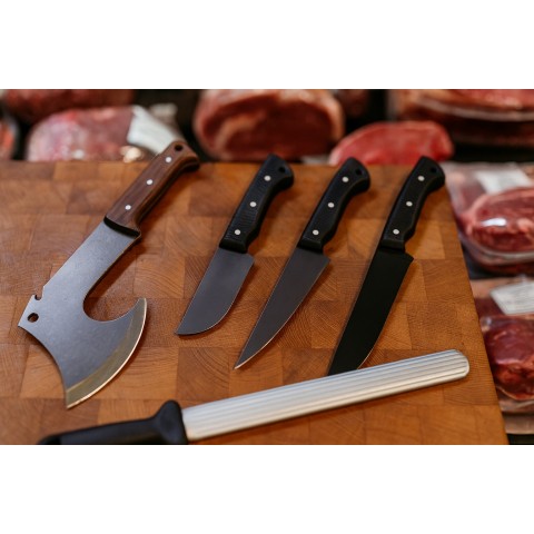 Profesyonel Kasap Seti Karadayı (Masat+Balta)