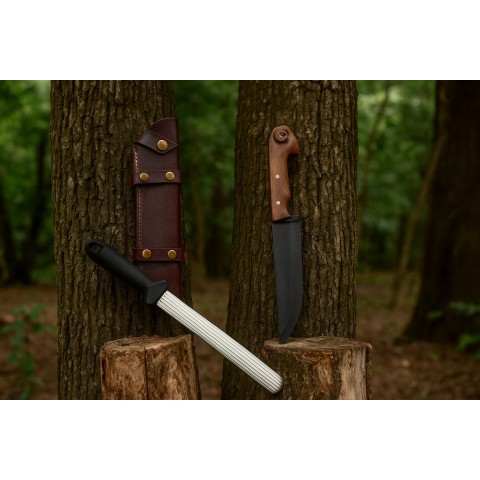 Profesyonel Koçbaşlı Kurban Bıçağı+Masat 