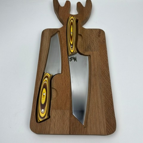 Doğrama Tahtalı Şef Seti 