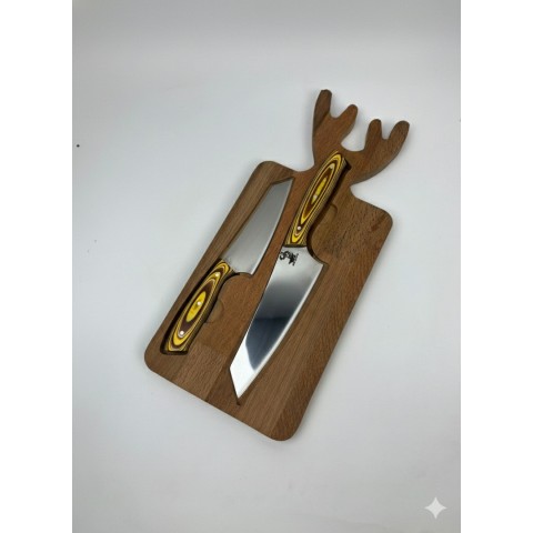 Doğrama Tahtalı Şef Seti 