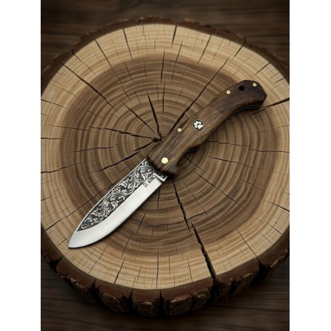 GRAVÜR İŞLEMELİ D2 ÇAKI 