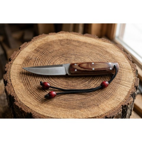 Lamine Kabze Bushcraft Bıçak Lamine Kabze Bushcraft Bıçak