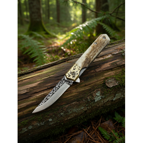 N690 GRAVÜR İŞLEMELİ ÇAKI 