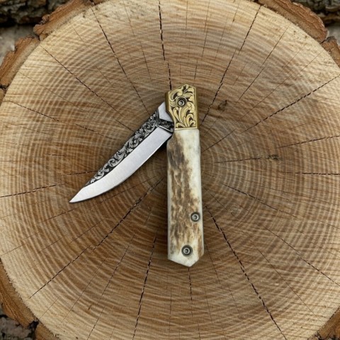 N690 GRAVÜR İŞLEMELİ ÇAKI 