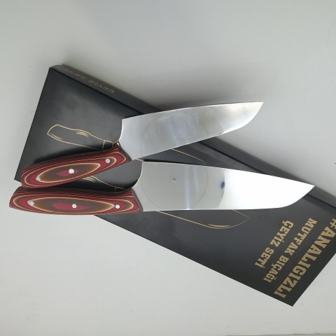 Analı Gızlı Şef Bıçağı Seti