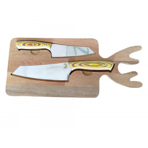 Doğrama Tahtalı Şef Seti 