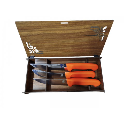 Turuncu Şef Bıçağı Seti Turuncu Şef Bıçağı Seti